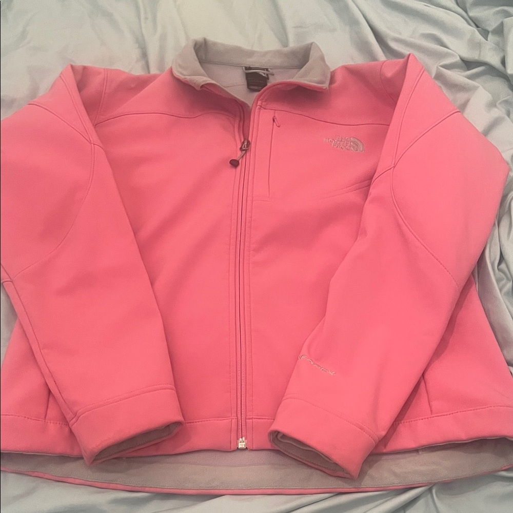 The North Face Vibrant Pink Softshell Jacket